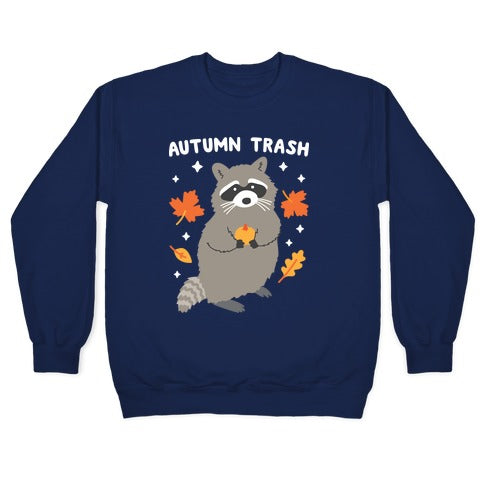 Autumn Trash Raccoon Crewneck Sweatshirt T-Shirts, Hoodie | CoreVibeTees.com (Image 4)