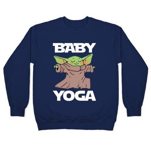 Baby Yoga Crewneck Sweatshirt T-Shirts, Hoodie | CoreVibeTees.com (Image 4)