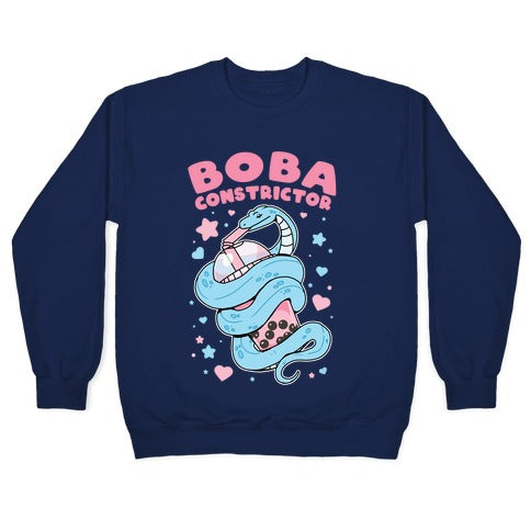 Boba Constrictor Crewneck Sweatshirt T-Shirts, Hoodie | CoreVibeTees.com (Image 4)