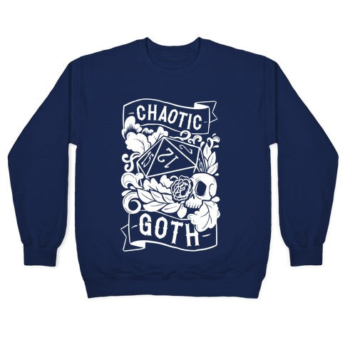 Chaotic Goth Crewneck Sweatshirt T-Shirts, Hoodie | CoreVibeTees.com (Image 4)