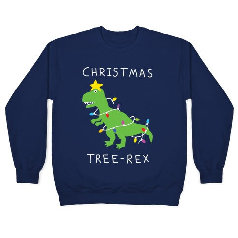 Christmas Tree Rex Crewneck Sweatshirt T-Shirts, Hoodie | CoreVibeTees.com (Image 4)