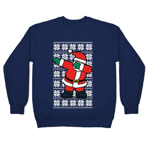 Dabbing Santa Crewneck Sweatshirt T-Shirts, Hoodie | CoreVibeTees.com (Image 4)