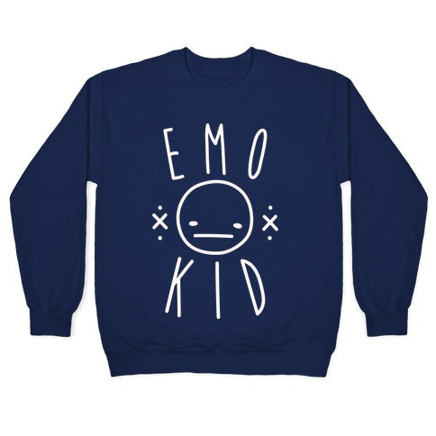 Emo Kid Crewneck Sweatshirt T-Shirts, Hoodie | CoreVibeTees.com (Image 4)