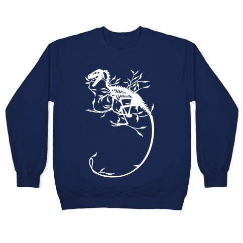 Floral Dinosaur Crewneck Sweatshirt T-Shirts, Hoodie | CoreVibeTees.com (Image 4)