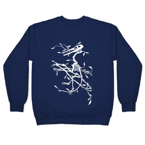Floral Dinosaur Crewneck Sweatshirt Style001 T-Shirts, Hoodie | CoreVibeTees.com (Image 4)
