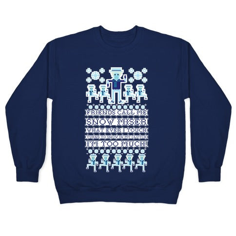 Friends Call Me Snow Miser Crewneck Sweatshirt T-Shirts, Hoodie | CoreVibeTees.com (Image 4)
