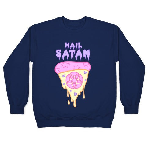 Hail Pizza Crewneck Sweatshirt T-Shirts, Hoodie | CoreVibeTees.com (Image 4)