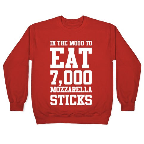 7,000 Mozzarella Sticks Crewneck Sweatshirt T-Shirts, Hoodie | CoreVibeTees.com (Image 5)