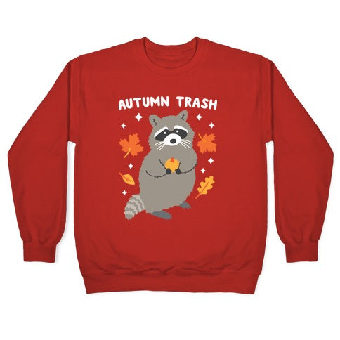 Autumn Trash Raccoon Crewneck Sweatshirt T-Shirts, Hoodie | CoreVibeTees.com (Image 5)