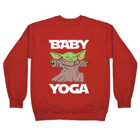 Baby Yoga Crewneck Sweatshirt T-Shirts, Hoodie | CoreVibeTees.com (Image 5)