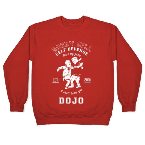 Bobby Hill Self Defense Dojo Crewneck Sweatshirt T-Shirts, Hoodie | CoreVibeTees.com (Image 5)