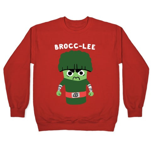Brocc-Lee - Rock Lee Crewneck Sweatshirt T-Shirts, Hoodie | CoreVibeTees.com (Image 5)