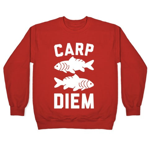 Carp Diem Crewneck Sweatshirt T-Shirts, Hoodie | CoreVibeTees.com (Image 5)