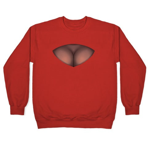 Cleavage Window Crewneck Sweatshirt T-Shirts, Hoodie | CoreVibeTees.com (Image 5)