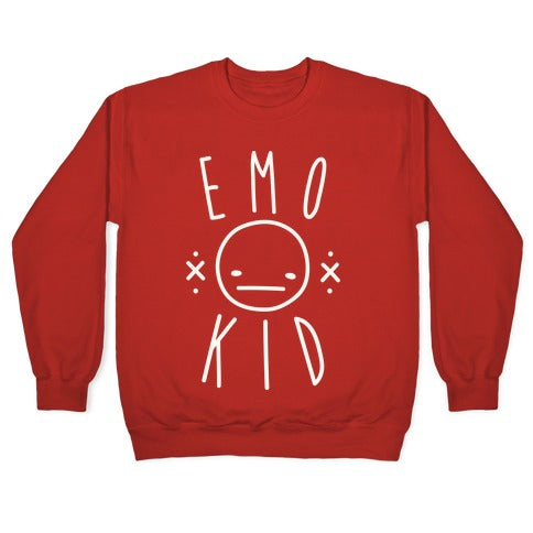 Emo Kid Crewneck Sweatshirt T-Shirts, Hoodie | CoreVibeTees.com (Image 5)