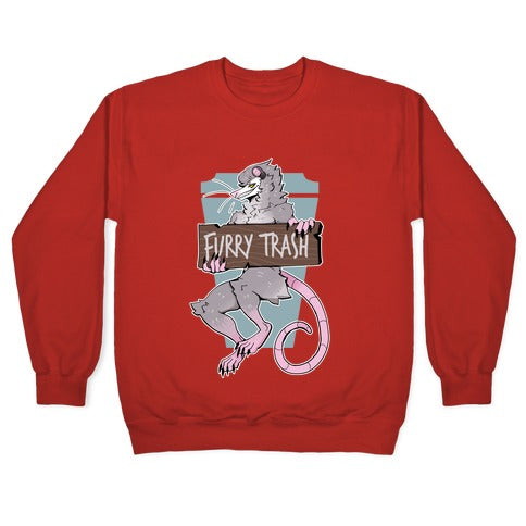 Furry Trash Crewneck Sweatshirt T-Shirts, Hoodie | CoreVibeTees.com (Image 5)