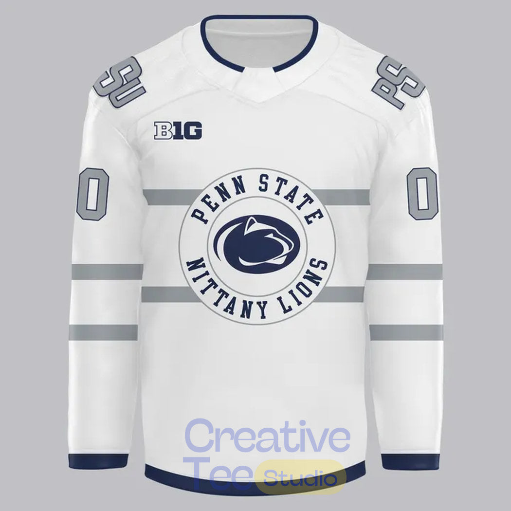 Penn State Nittany Lions 2026 “Wear White” Custom Hockey Jersey