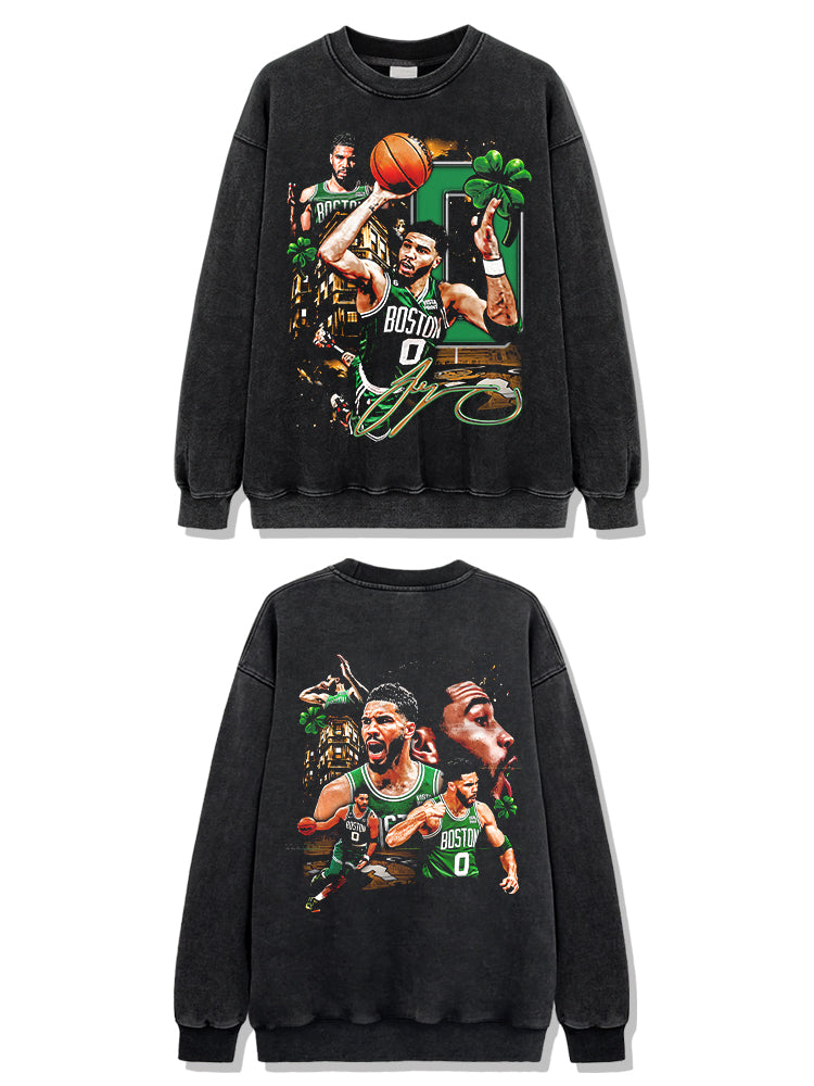 Jayson Tatum Sweatshirt NBA 2024 T-Shirts, Hoodie | CoreVibeTees.com (Image 1)