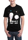 Apollo 11 1969-2019 Black Half Sleeve T-Shirt Hoodie, Sweatshirt | CoreVibeTees.com