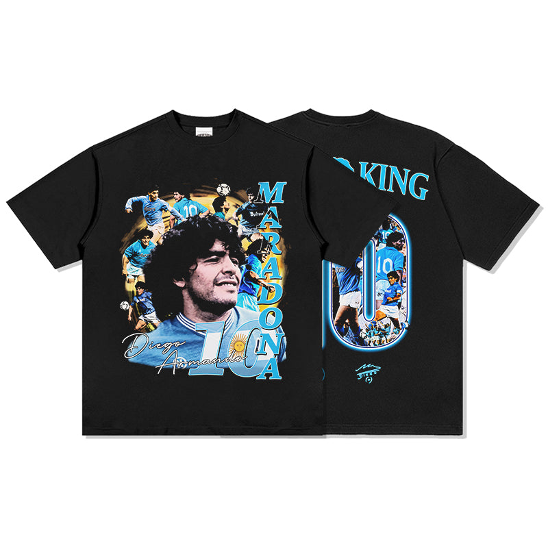 DIEGO MARADONA FOOTBALL TEE 2024 Hoodie, Sweatshirt | CoreVibeTees.com (Image 1)