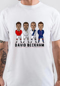 David Beckham White T-Shirt Style001 Hoodie, Sweatshirt | CoreVibeTees.com