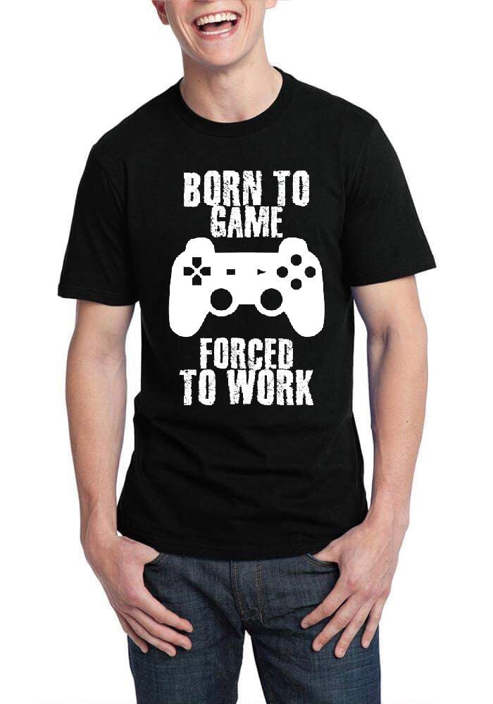 Born To Game Forced To Work T-Shirt Hoodie, Sweatshirt | CoreVibeTees.com