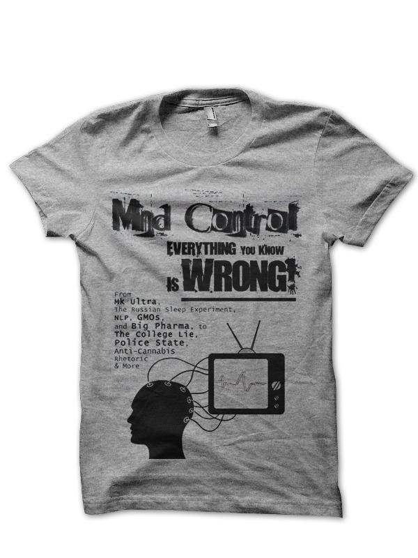Mind Control Grey T-Shirt Hoodie, Sweatshirt | CoreVibeTees.com