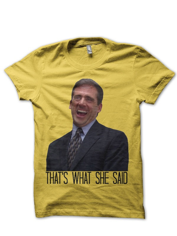 Thatâ€™s What She Said T-Shirt Hoodie, Sweatshirt | CoreVibeTees.com