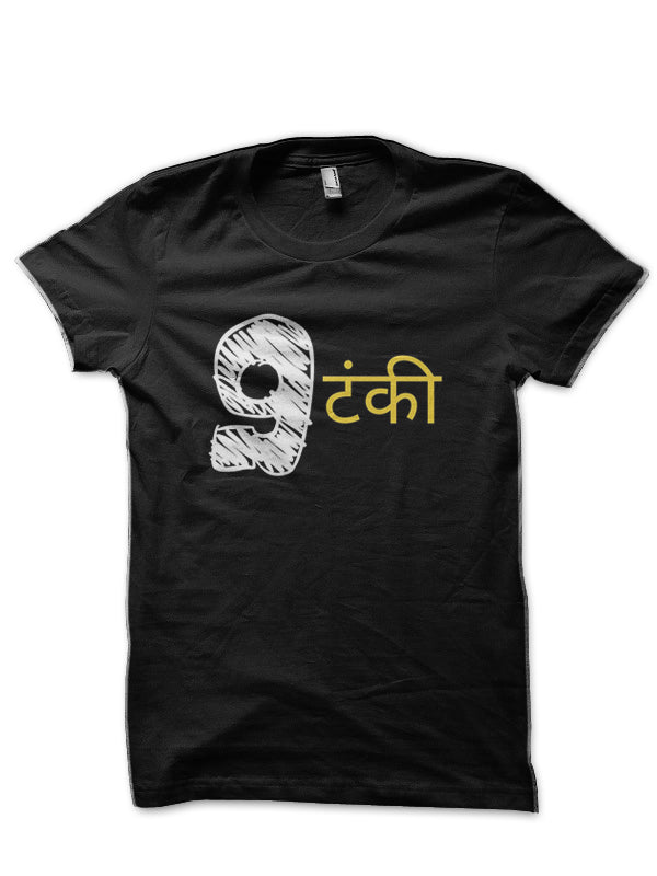 9Tanki Hinglish Print Black T-Shirt Hoodie, Sweatshirt | CoreVibeTees.com