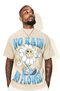 NO RAIN NO FLOWER TEE - [MOCK NECK] Hoodie, Sweatshirt | CoreVibeTees.com (Image 1)