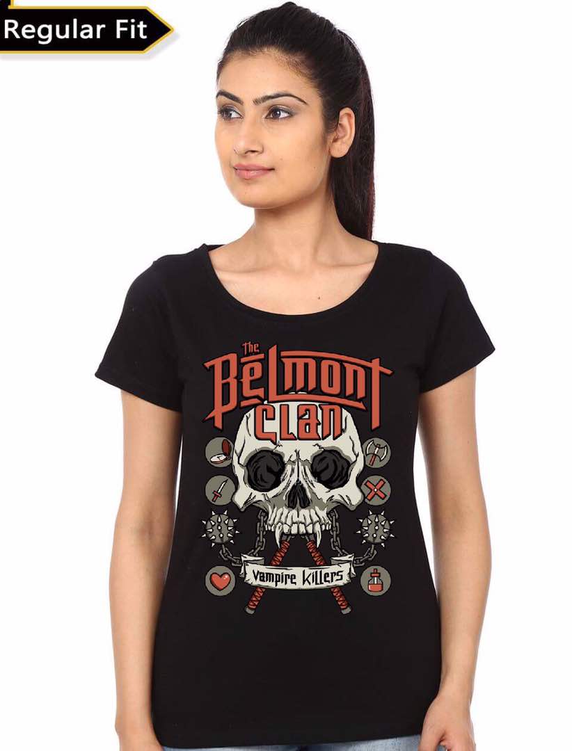 The Belmont Clan Vampires Killers Girls Black T-Shirt Hoodie, Sweatshirt | CoreVibeTees.com