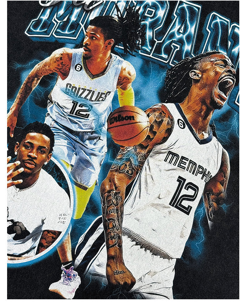 Ja Morant TEE NBA 2024 Style001 Hoodie, Sweatshirt | CoreVibeTees.com (Image 4)