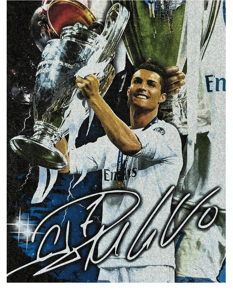 Cristiano Ronaldo "Signature"Hoodie Style001 T-Shirts, Sweatshirt | CoreVibeTees.com (Image 3)