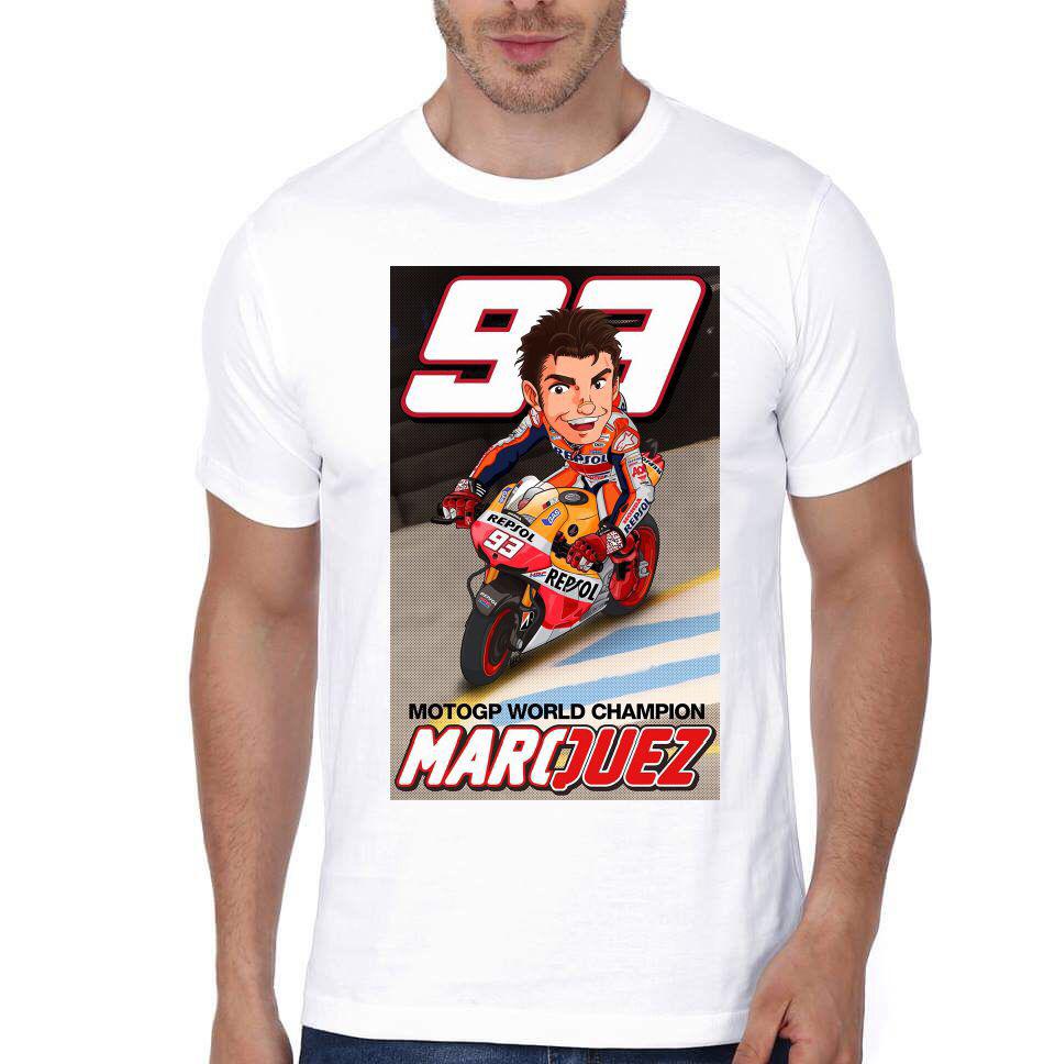 Marc Marquez White Half Sleeve T-Shirt Hoodie, Sweatshirt | CoreVibeTees.com