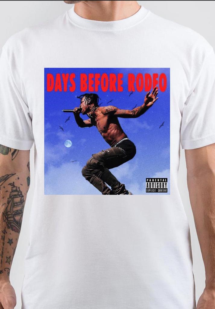 Days Before Rodeo Half Sleeve White T-Shirt Hoodie, Sweatshirt | CoreVibeTees.com