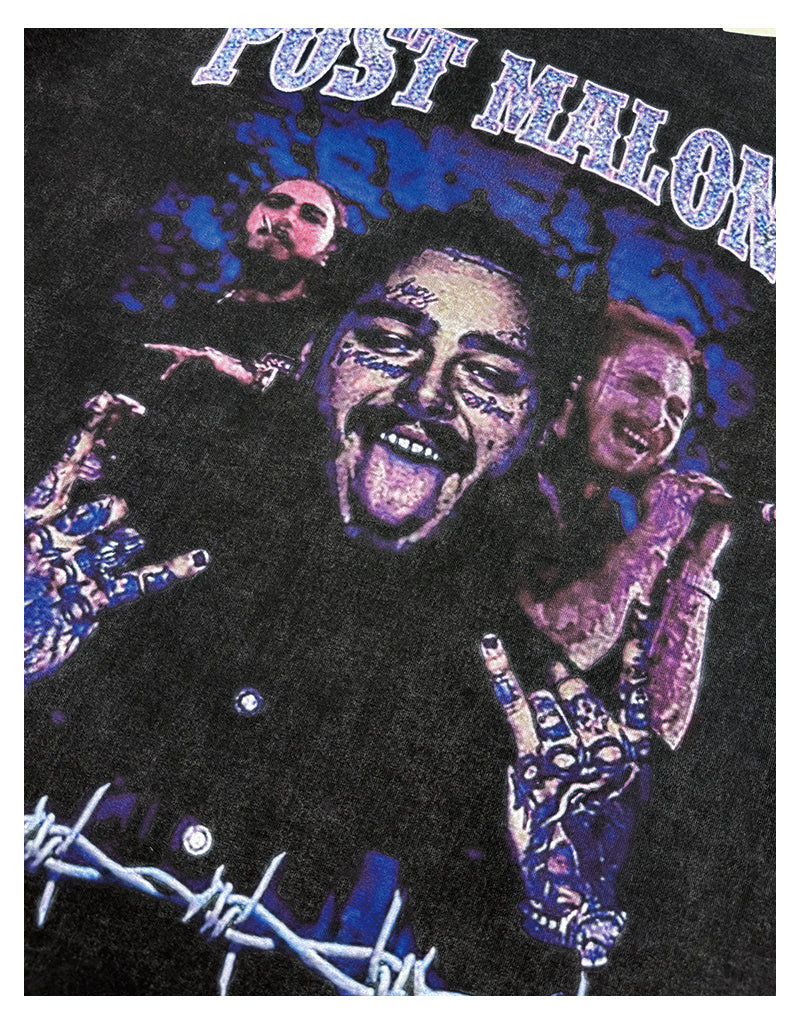 Post Malone Hoodie Style002 T-Shirts, Sweatshirt | CoreVibeTees.com (Image 3)
