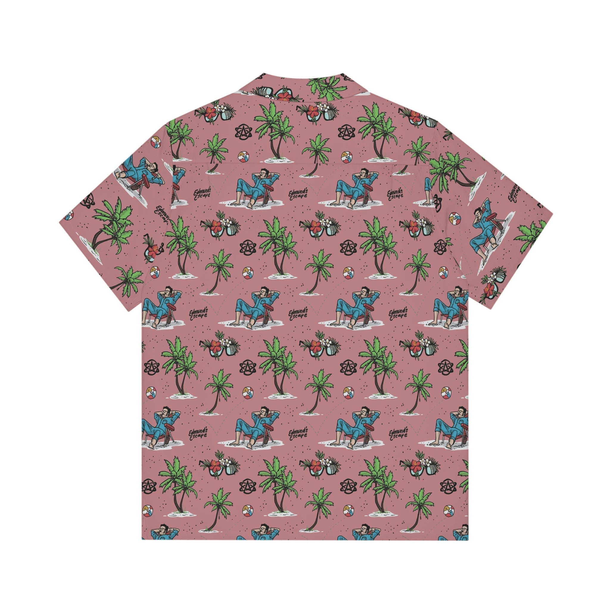 Edmund's Escape Pink Hawaiian Shirt Hoodie, Sweatshirt | CoreVibeTees.com (Image 5)