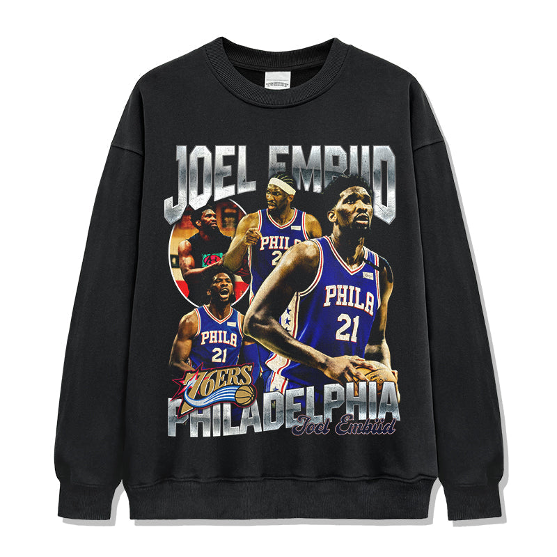 Joel Embiid Sweatshirt NBA 2024 Style001 T-Shirts, Hoodie | CoreVibeTees.com (Image 2)