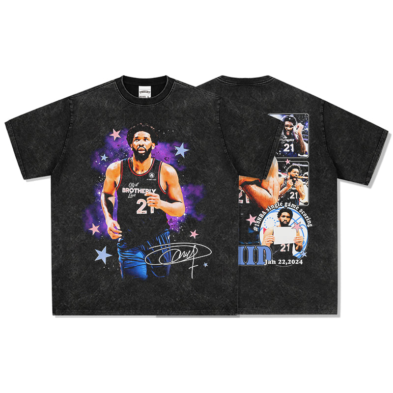 Joel Embiid Tee NBA 2024 Hoodie, Sweatshirt | CoreVibeTees.com (Image 1)