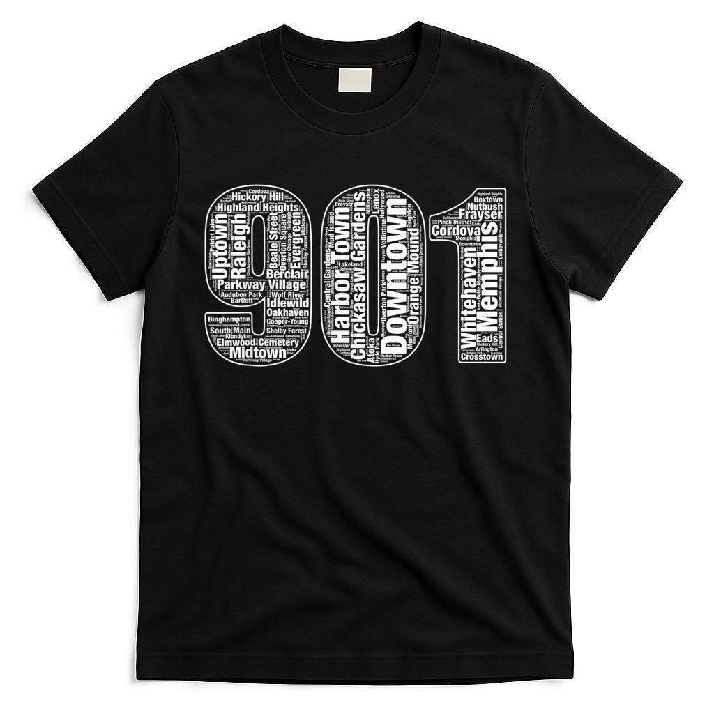 901 Memphis Typography Word Art T-Shirt Hoodie, Sweatshirt | CoreVibeTees.com
