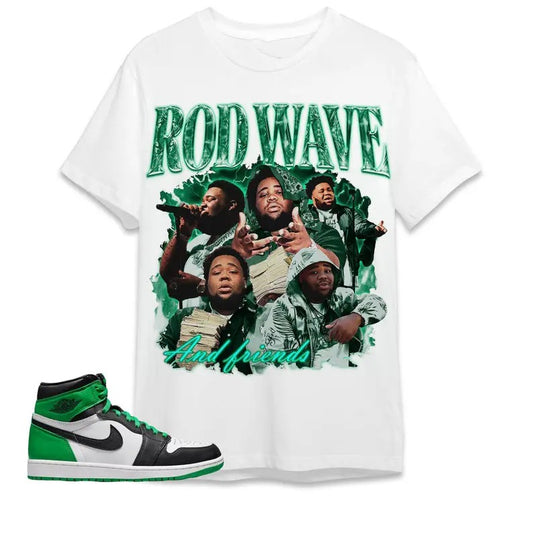A J 1 Celtic Lucky Green Unisex Shirt, T-shirt, Rod Wave, Shirt To Match Sneaker