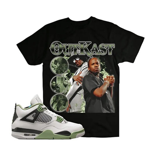 A J 4 Seafoam Oil Green Unisex T-Shirt, Tee, OutKast, Shirt To Match Sneaker