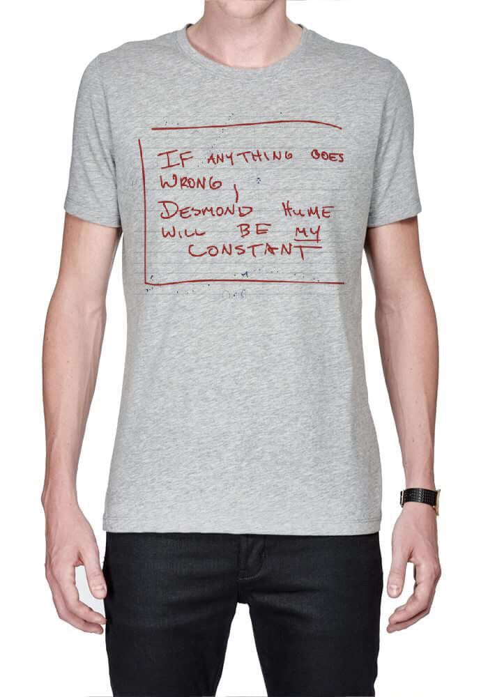 Desmond Hume Will Be My Constant T-Shirt Hoodie, Sweatshirt | CoreVibeTees.com