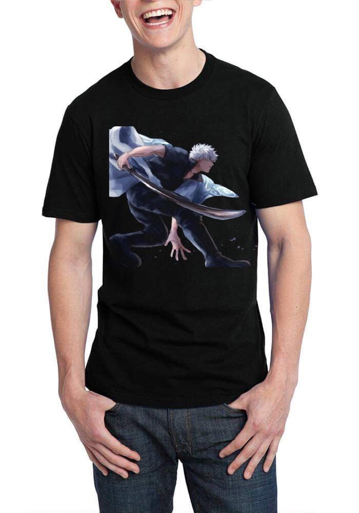 Sakata Gintoki Black T-Shirt Hoodie, Sweatshirt | CoreVibeTees.com