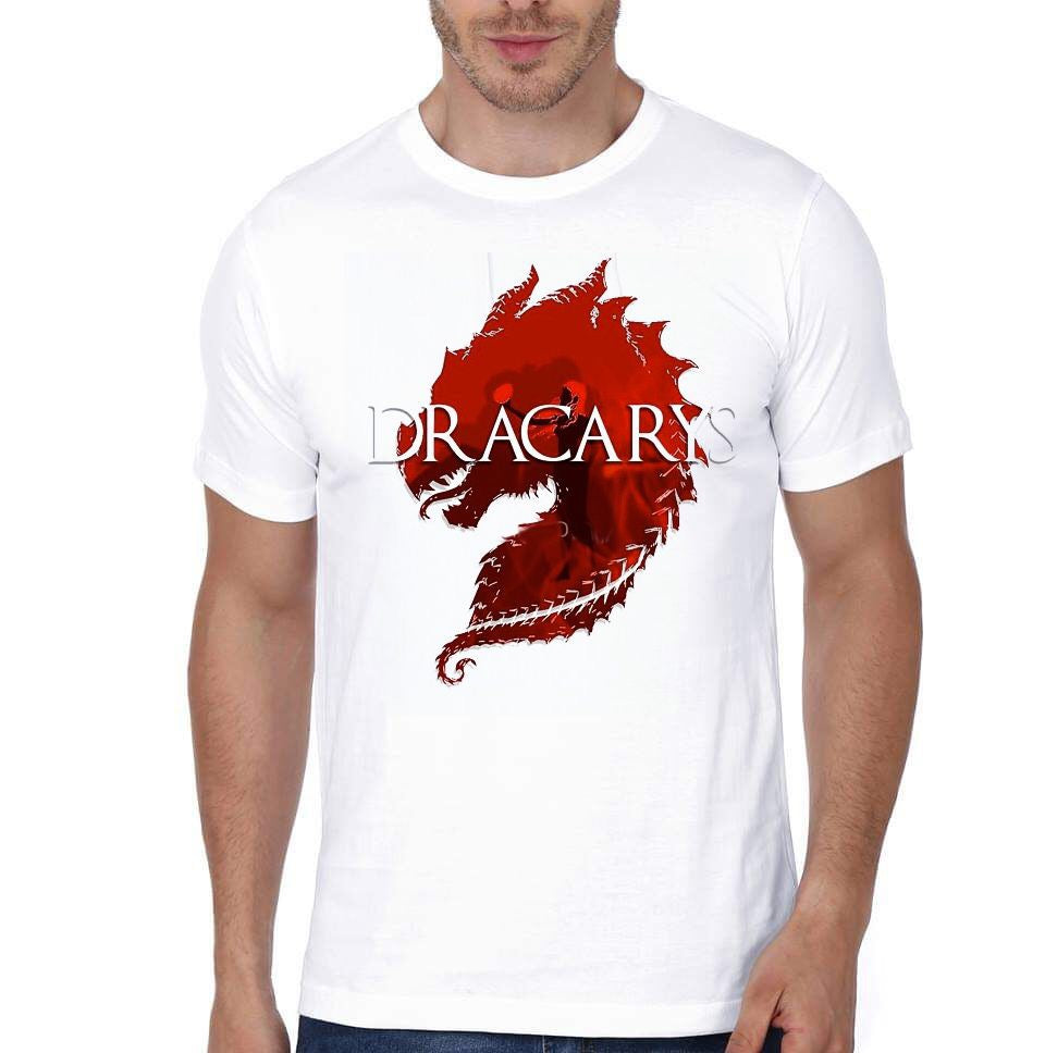 Dracarys White T-Shirt Hoodie, Sweatshirt | CoreVibeTees.com