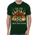 I Am The Captain I Make Ship Happen Half Sleeve T-Shirt Hoodie, Sweatshirt | CoreVibeTees.com