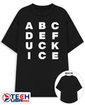 ABCDEFUCK ICE alphabet shirt