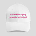 Iron Deficiency Gang Rise Up But Not Too Fast Hat