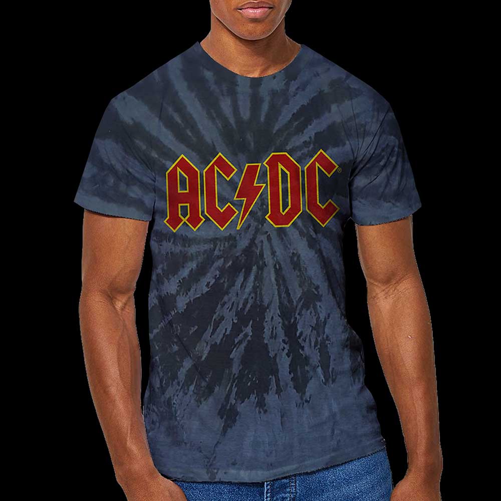 AC/DC T-Shirt Dip Dye - Logo Hoodie, Sweatshirt | CoreVibeTees.com (Image 2)