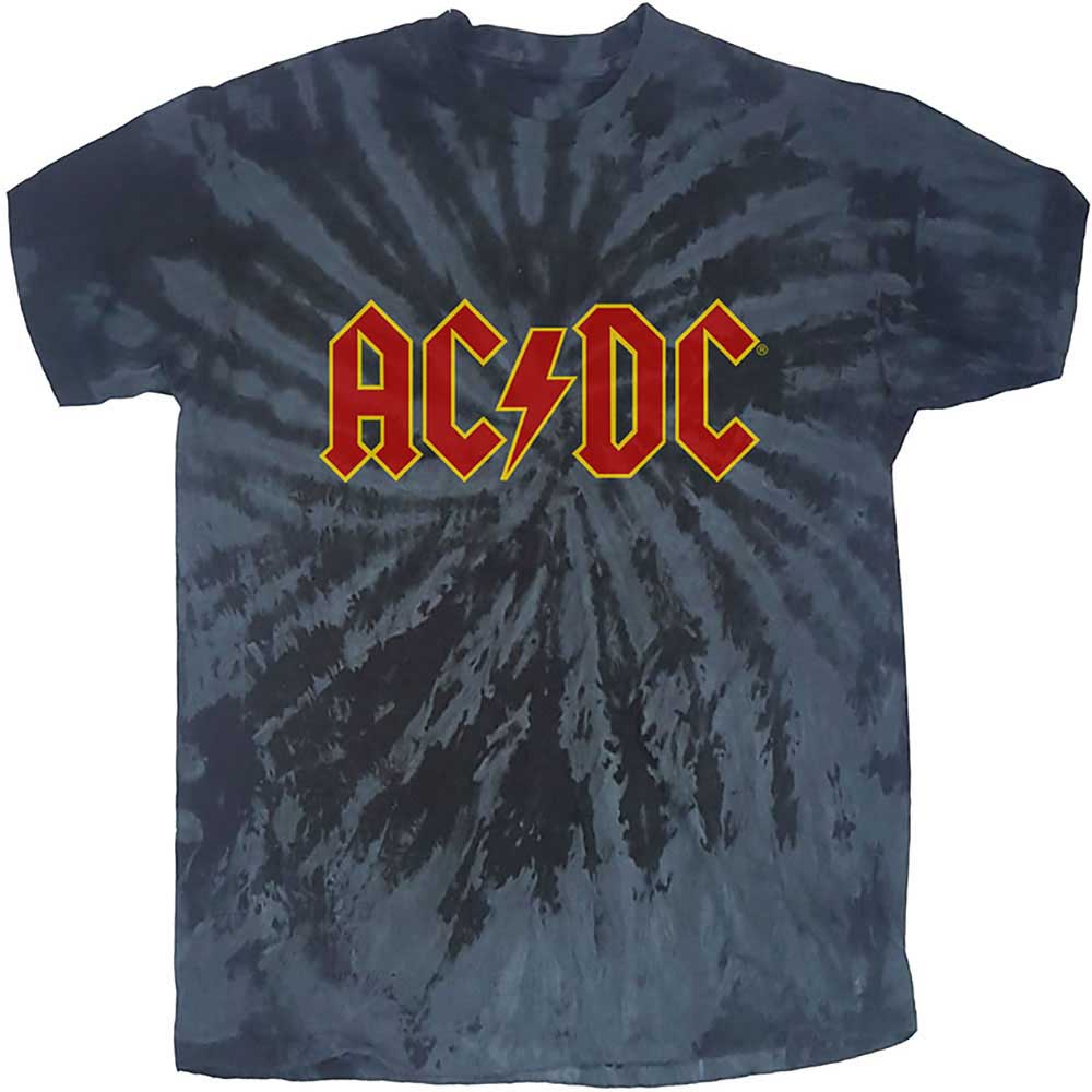 AC/DC T-Shirt Dip Dye - Logo Hoodie, Sweatshirt | CoreVibeTees.com (Image 1)
